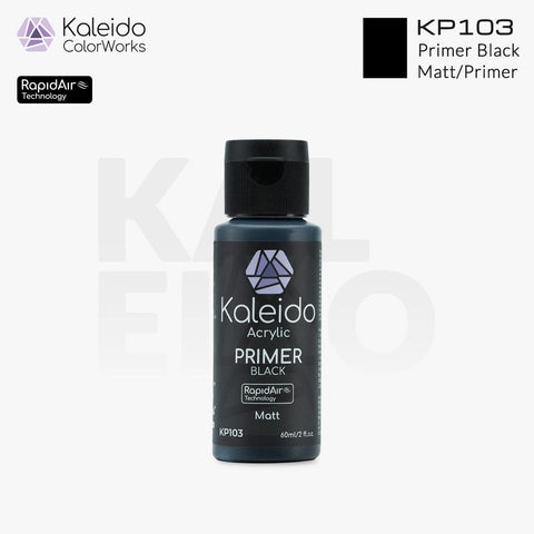 Kaleido ColorWorks KP103 Matt Black Primer (60ml)