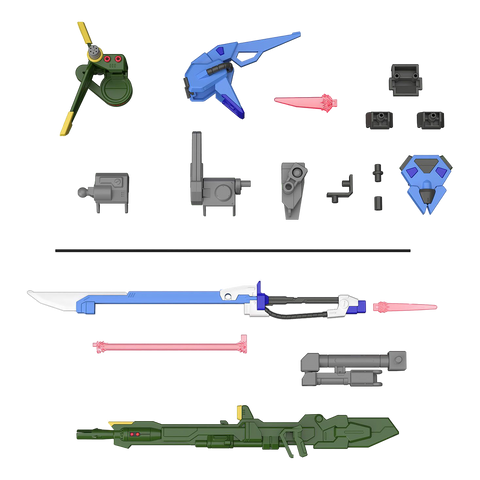 Option Parts Set Gunpla 02 - Launcher Striker & Sword Striker
