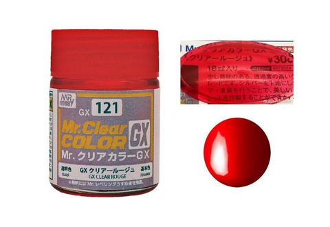 Mr. Clear Color GX GX121 Clear Rouge 18ml