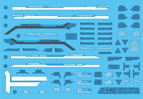 Delpi Decal MG Gundam Virtue - [Expansion Ver.]