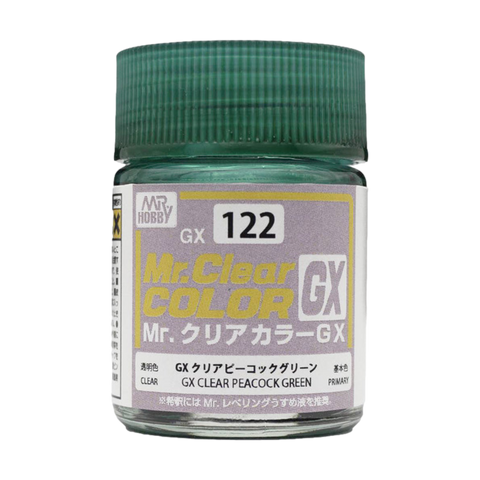 Mr. Clear Color GX GX122 Clear Peacock Green 18ml