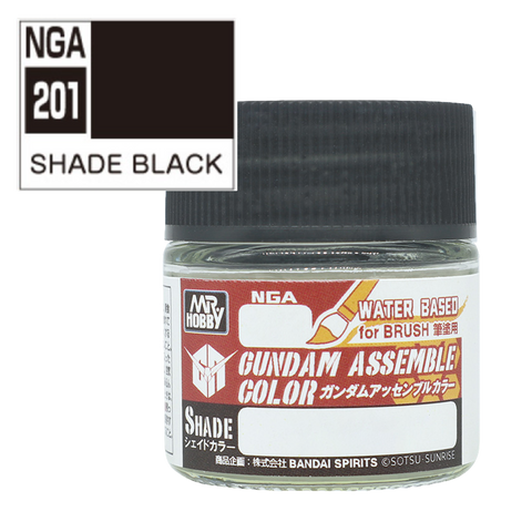Gundam Assemble Color NGA201 Shade Black 10ml