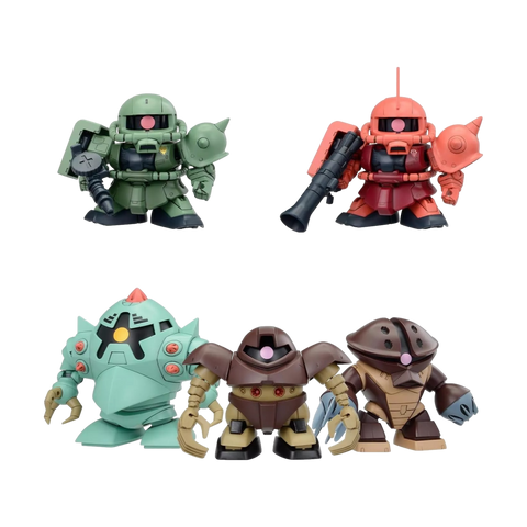 SDBB Mobile Suit Gundam Principality of Zeon Mobile Suit Set