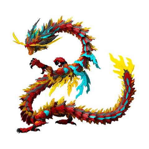 The True Dragon Series ZL-0001 Red Dragon King