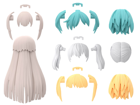30MS Option Hair Style Parts Vol.5 (4 types)