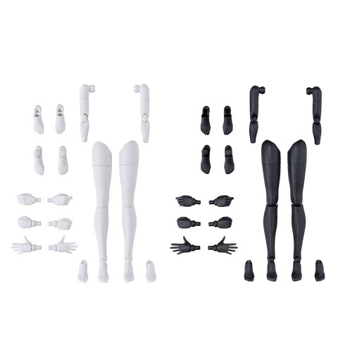 30MS OB-12 Option Body Parts - Arm & Leg Parts (White/Black)