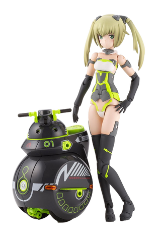Frame Arms Girl x Maruttoys Innocentia (Racer Ver.) & Noseru (Racing Specs Ver.)