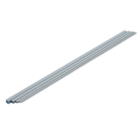 Plastic Square Bar (Gray)