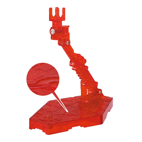 Action Base 2 Clear Sparkle Red