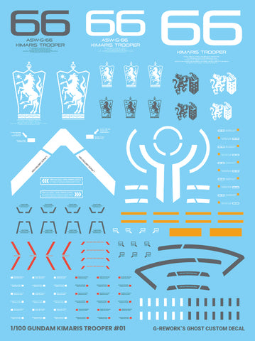 G-Rework 1/100 Kimaris Trooper Decals