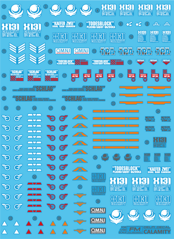Delpi Decal Full Mechanics Calamity Gundam