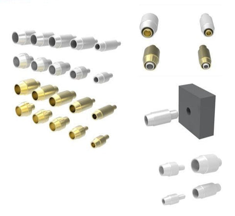 HIQParts EZ Gun Muzzle Regular Silver (10 pcs)