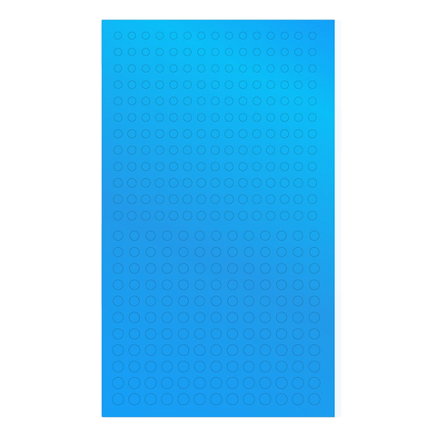 HIQParts Blue Circular Metallic Stickers (1 - 2.8mm)