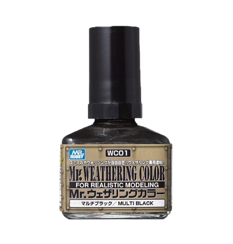Mr. Weathering Color Multi Black