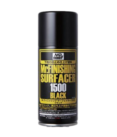 Mr. Finishing Surfacer 1500 Black Spray