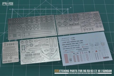 S32 Photo Etch RG RX-93-ν2 Hi-Nu Gundam w/ Water Decals