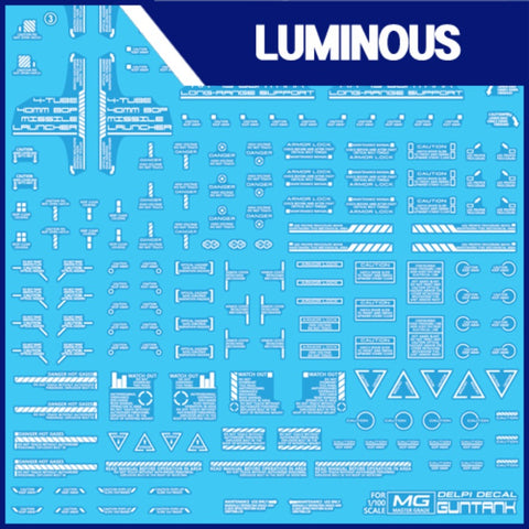 Delpi Decal MG Guntank - [Luminous]