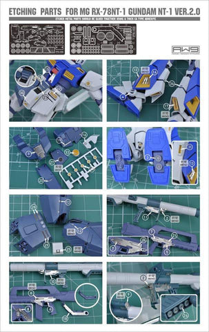 S12 Photo Etch MG RX-78NT-1 ALEX (2.0)