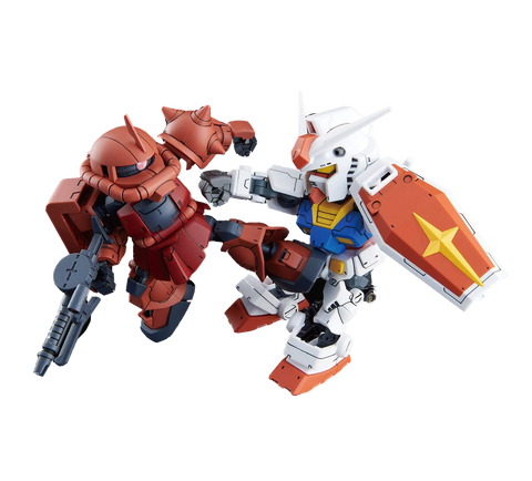 SDCS RX-78-2 Gundam & MS-06S Zaku II