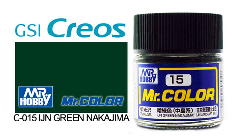 Mr. Color C15 Semi-Gloss IJN Green(Nakajima) 10ml