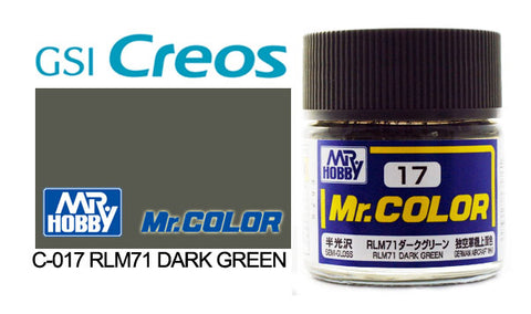 Mr. Color C17 Semi-Gloss RLM71 Dark Green 10ml