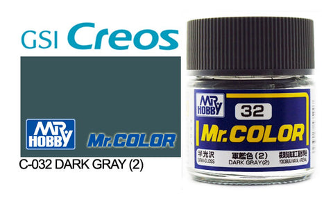 Mr. Color C32 Semi-Gloss Dark Gray(2) 10ml
