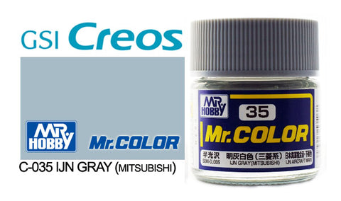 Mr. Color C35 Semi-Gloss IJN Gray(Mitsubishi) 10ml