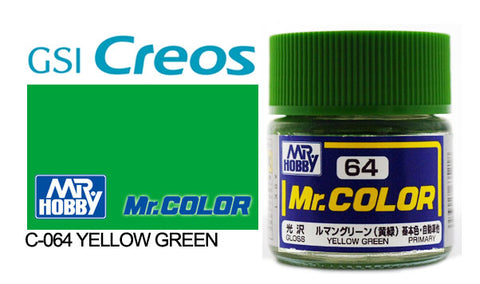 Mr. Color C64 Gloss Yellow Green 10ml