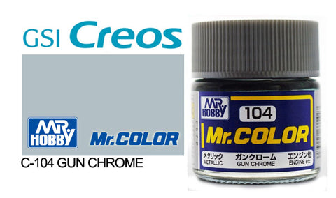 Mr. Color C104 Gloss Metallic Gun Chrome 10ml