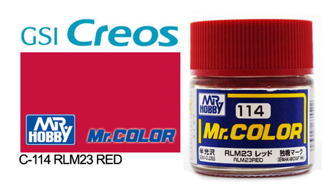 Mr. Color C114 Semi-Gloss RLM23 Red 10ml