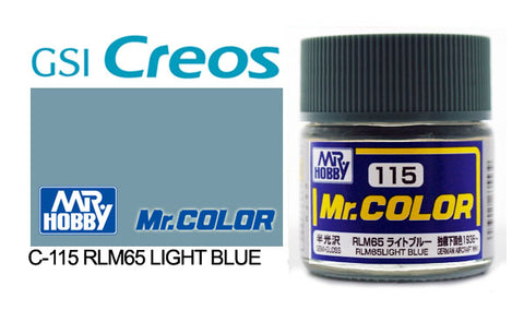 Mr. Color C115 Semi-Gloss RLM65 Light Blue 10ml