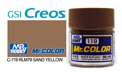 Mr. Color C119 Semi-Gloss RLM79 Sand Yellow 10ml