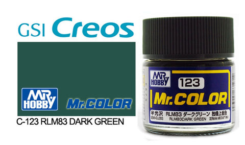 Mr. Color C123 Semi-Gloss RLM83 Dark Green 10ml