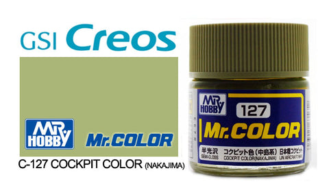 Mr. Color C127 Semi-Gloss Cockpit Color (Nakajima) 10ml