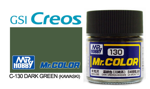 Mr. Color C130 Semi-Gloss Dark Green (Kawasaki) 10ml