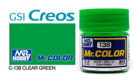 Mr. Color C138 Gloss Clear Green 10ml
