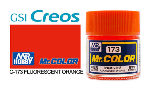 Mr. Color C173 Semi-Gloss Fluorescent Orange 10ml