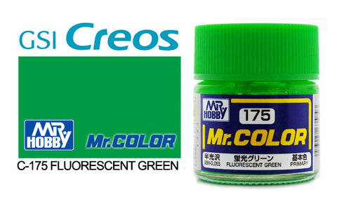 Mr. Color C175 Semi-Gloss Fluorescent Green 10ml