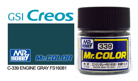 Mr. Color C339 Gloss Engine Gray FS16081 10ml