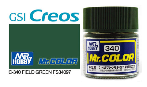 Mr. Color C340 Semi-Gloss Field Green FS34097 10ml