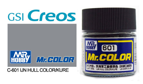 Mr. Color C601 75% Flat IJN Hull Gray Color Kure 10ml