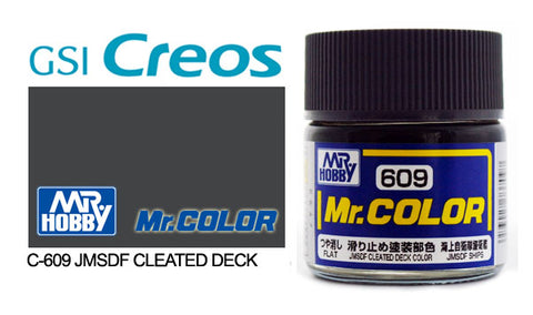 Mr. Color C609 Flat JMSDF Cleated Deck Gray Color 10ml