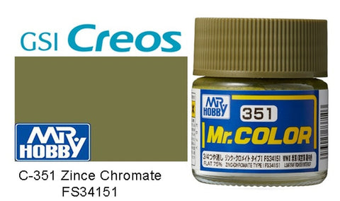 Mr. Color C351 75% Flat Zinc-Chromate Type (FS34151) 10ml
