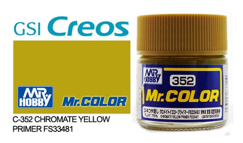 Mr. Color C352 75% Flat Chromate Yellow Primer (FS33481) 10ml