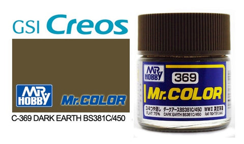 Mr. Color C369 75% Flat Dark Earth (BS381C/450) 10ml