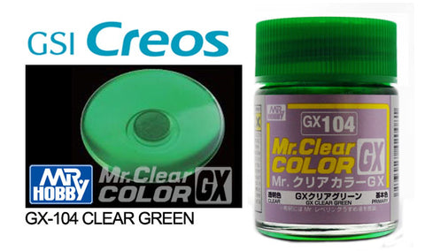 Mr. Clear Color GX GX104 Green 18ml