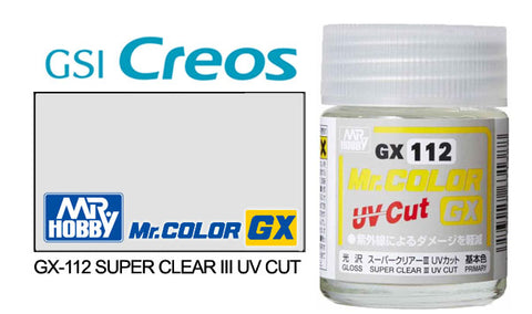Mr. Clear Color GX GX112 Super Clear III UV Cut Gloss 18ml
