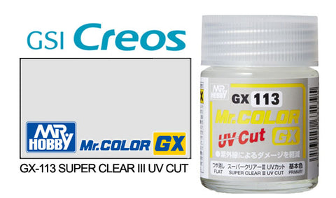 Mr. Clear Color GX GX113 Super Clear III UV Cut Flat 18ml
