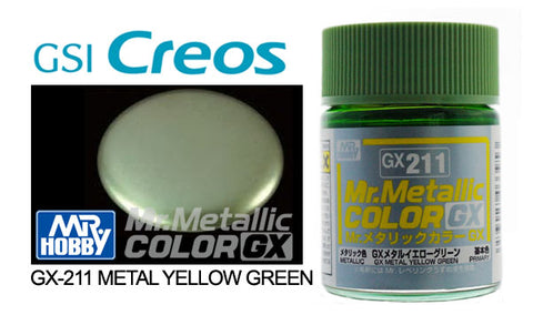 Mr. Metallic Color GX GX211 Metal Yellow Green 18ml