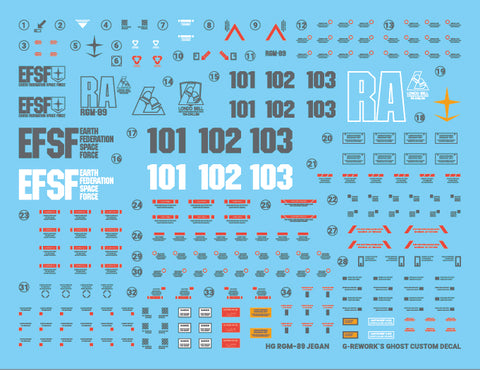 G-Rework HG RGM-89 Jegan Decals